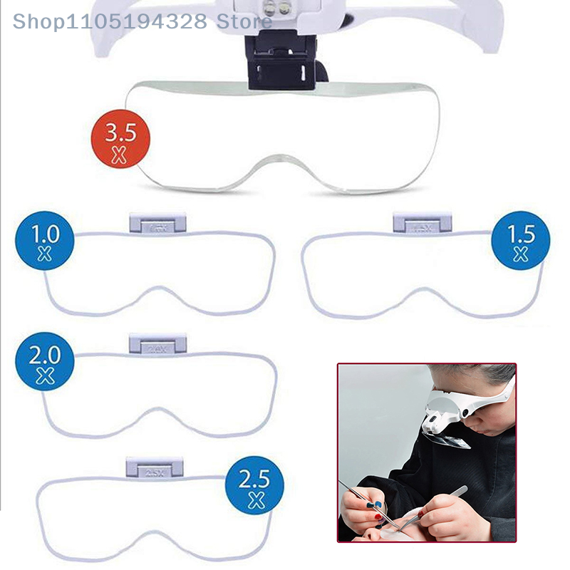 [MP]5 Lens Adjustable Magnifie - مراجعة Eyelash Extension With Glasses وسعره