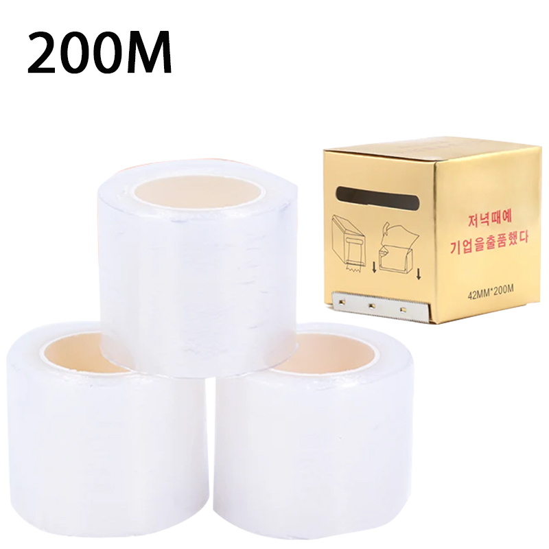 200m Transparent Makeup Film L - مراجعة Eyelash Extension Examples وسعره