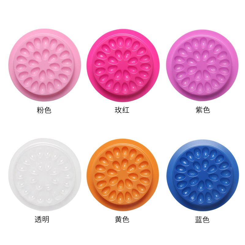 100pcs Eyelash Glue Holder Eye - مراجعة Eyelash Extension Examples وسعره