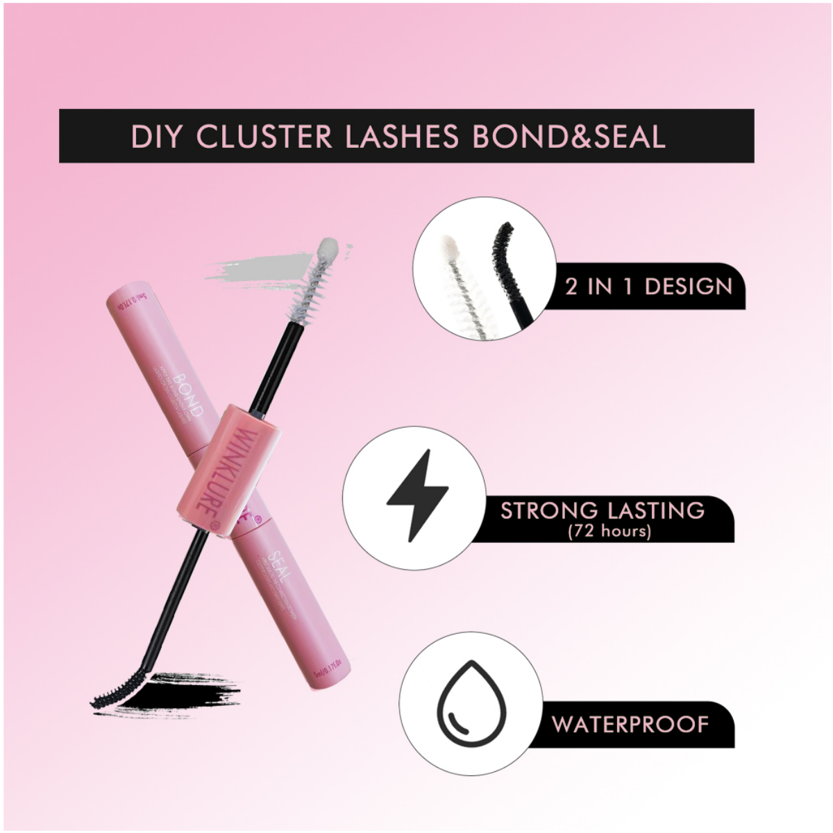 WINKLURE Fluffy Lash Clusters  - مراجعة Eyelash Extension Volume Lashes وسعره