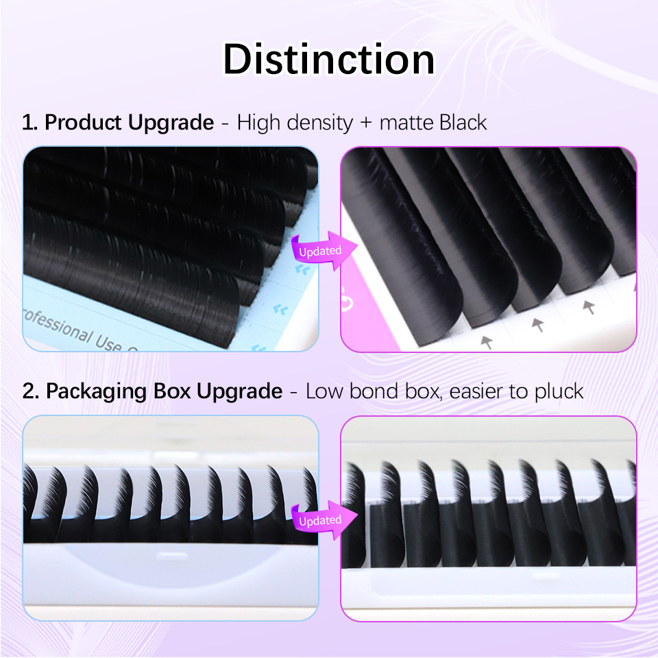 AGUUD 5 trays/lot NEW Super Ma - مراجعة Eyelash Extension Mega Volume وسعره