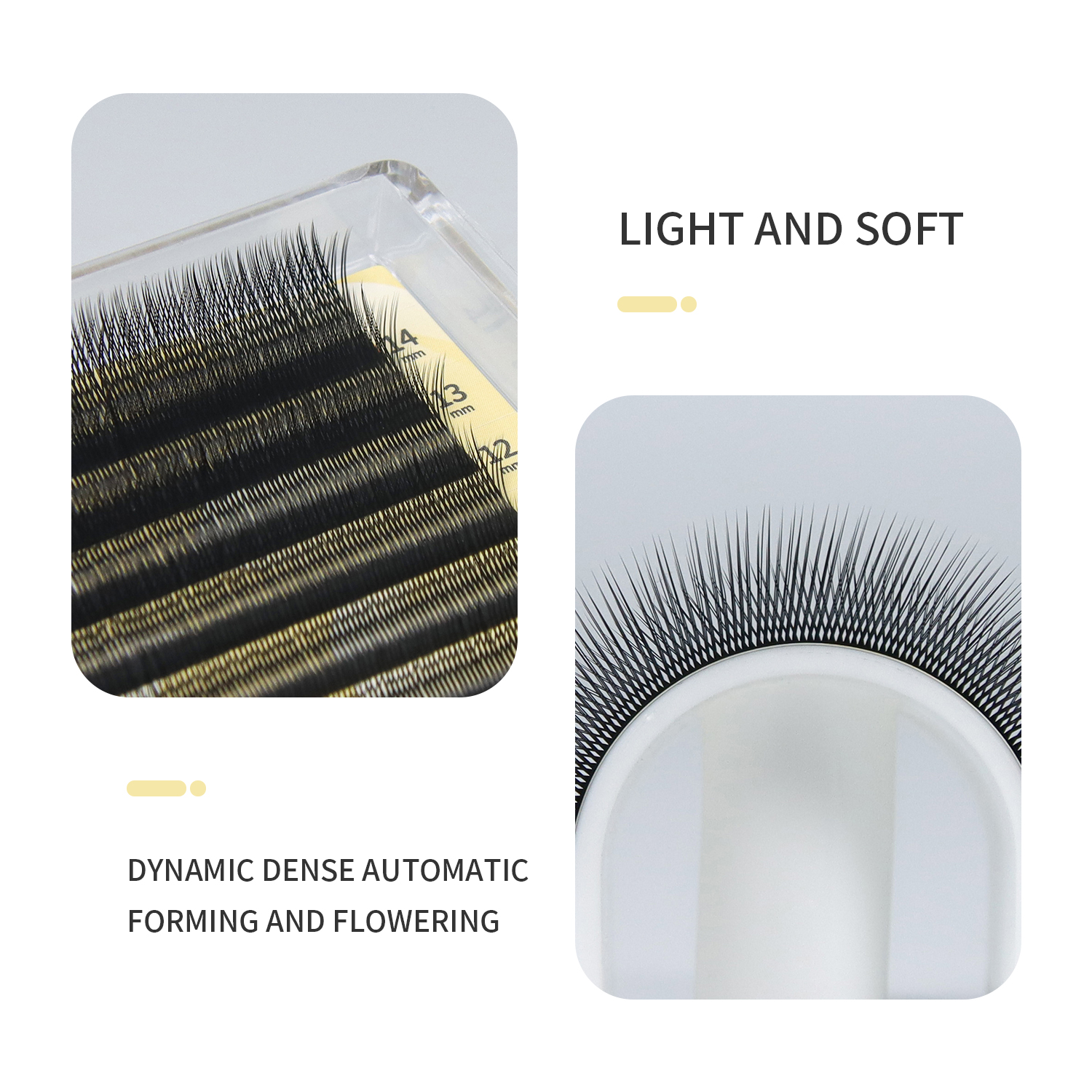 GLAMLASH Flying YY 3DW 4DW 5DW - مراجعة Eyelash Extension Mega Volume وسعره