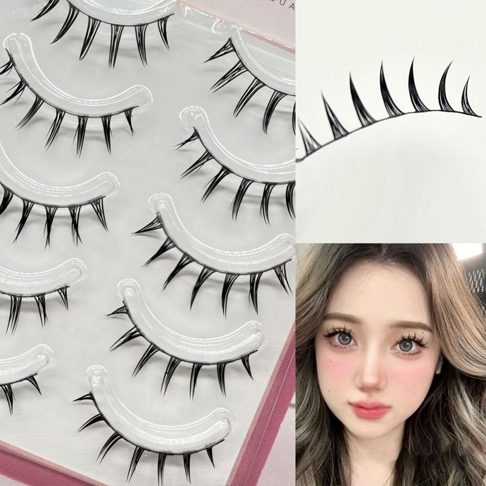 5 Pairs Pack Japanese Cosplay  - مراجعة Eyelash Extension Japanese وسعره