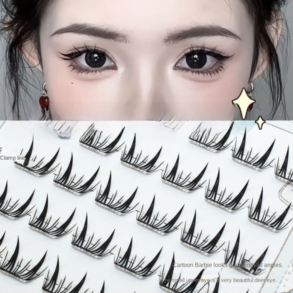 Fashion Fluffy No-Glue False E - مراجعة Eyelash Extension For Men وسعره