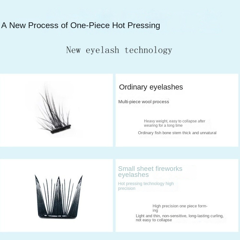 Fashion Fluffy No-Glue False E - مراجعة Eyelash Extension For Men وسعره