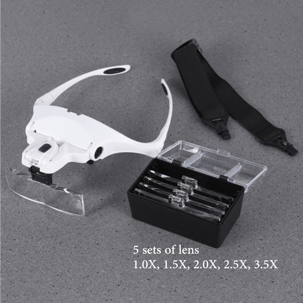 5 Lens Adjustable Magnifier Ey - مراجعة Eyelash Extension With Glasses وسعره